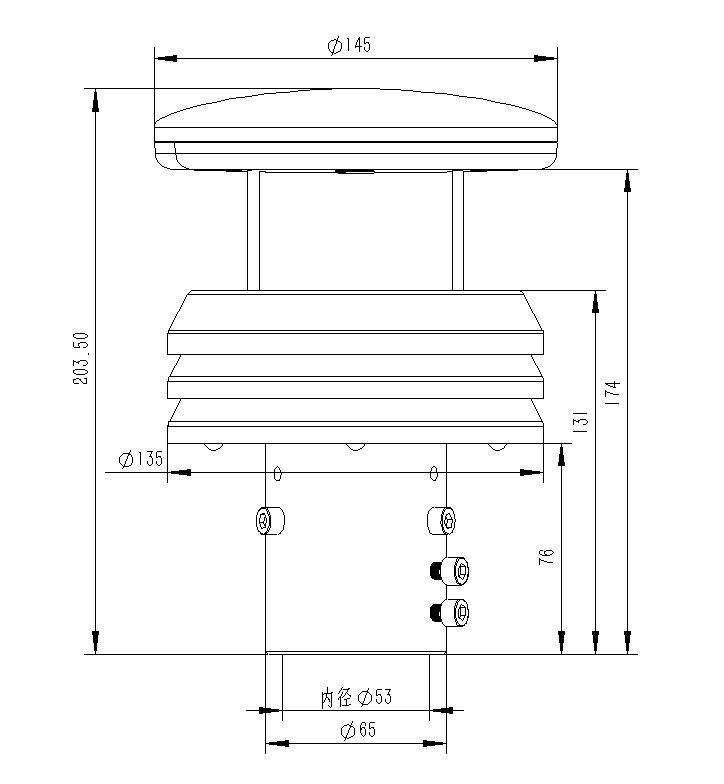 金屬款氣象傳感器 金屬款氣象傳感器